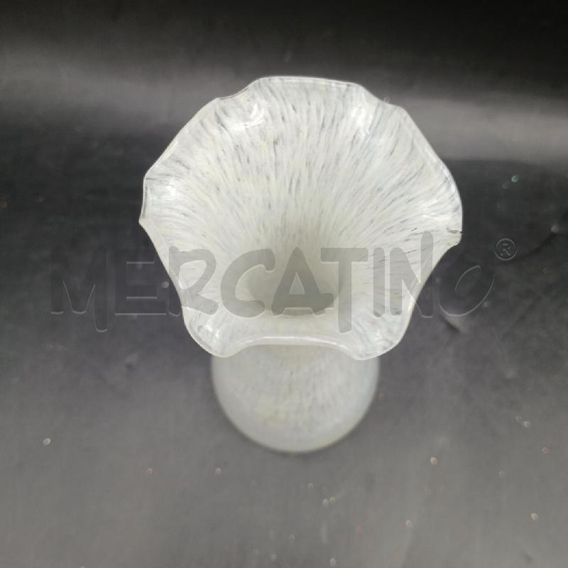 VASO BIANCO MURANO | Mercatino dell'Usato Roma garbatella 2