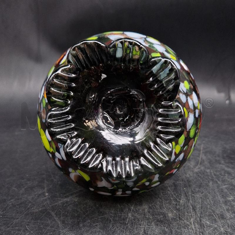 VASO BIANSATO MURANO POLICROMATO | Mercatino dell'Usato Roma garbatella 5