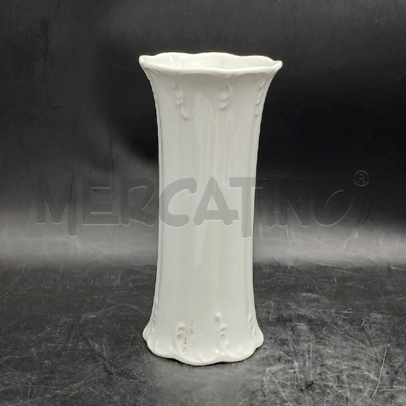 VASO CERAMICA BIANCO ROSENTHAL  | Mercatino dell'Usato Roma garbatella 1