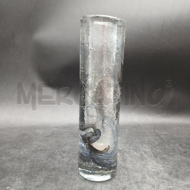 VASO CILINDRO VETRO SFUM | Mercatino dell'Usato Roma garbatella 2