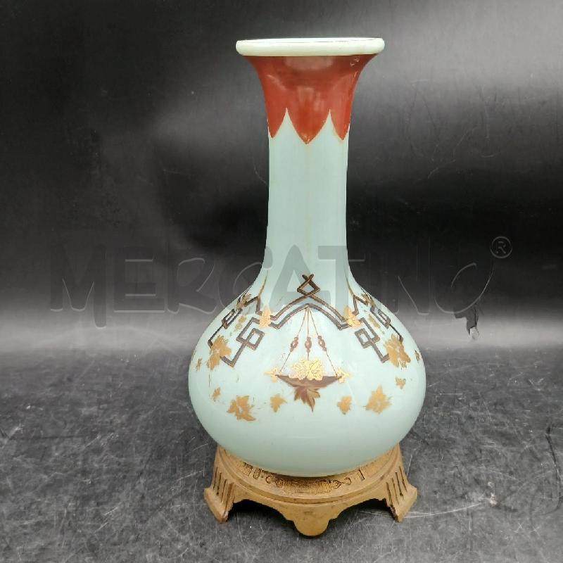 VASO EPOCA  SENZA FONDO BASE MET | Mercatino dell'Usato Roma garbatella 1