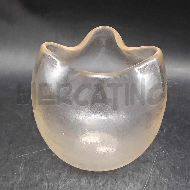 VASO MURANO B/ONDULATO  | Mercatino dell'Usato Roma garbatella 2