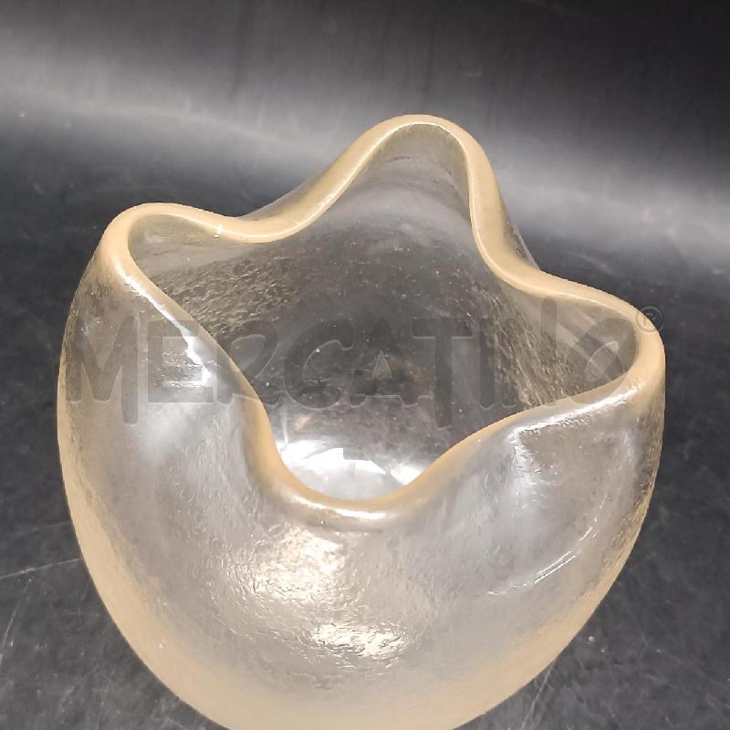 VASO MURANO B/ONDULATO  | Mercatino dell'Usato Roma garbatella 3