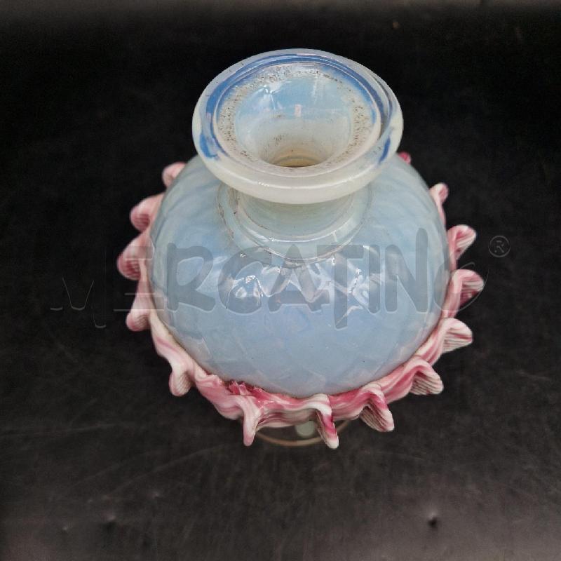 VASO MURANO ROSA B/PLEX | Mercatino dell'Usato Roma garbatella 2