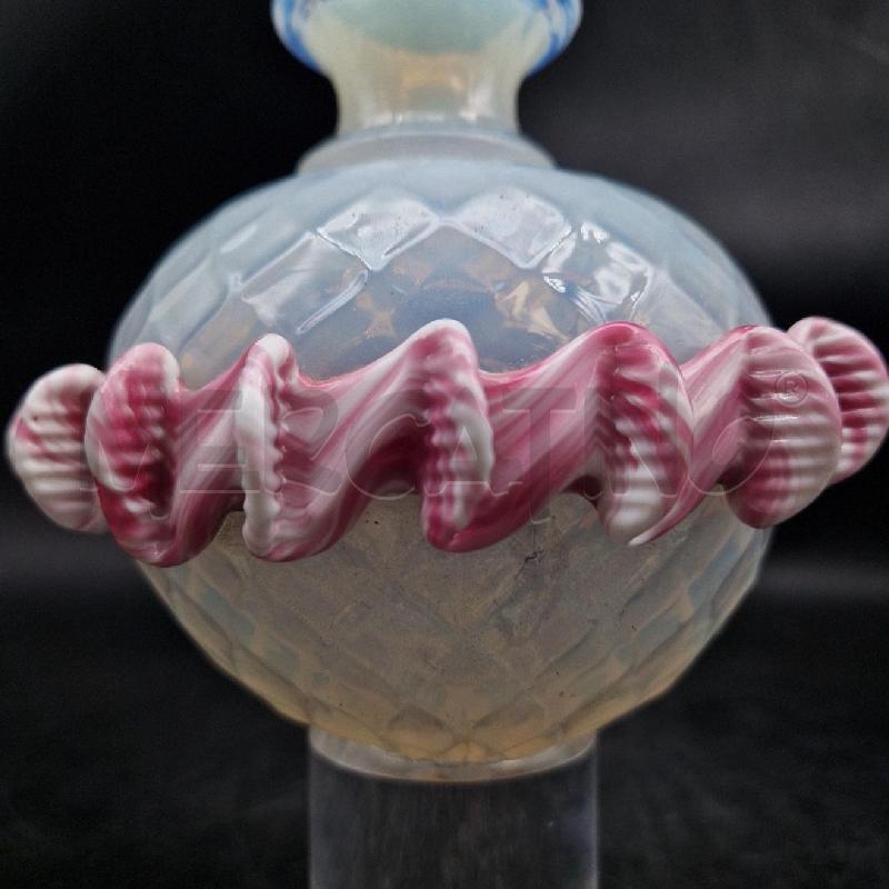 VASO MURANO ROSA B/PLEX | Mercatino dell'Usato Roma garbatella 4