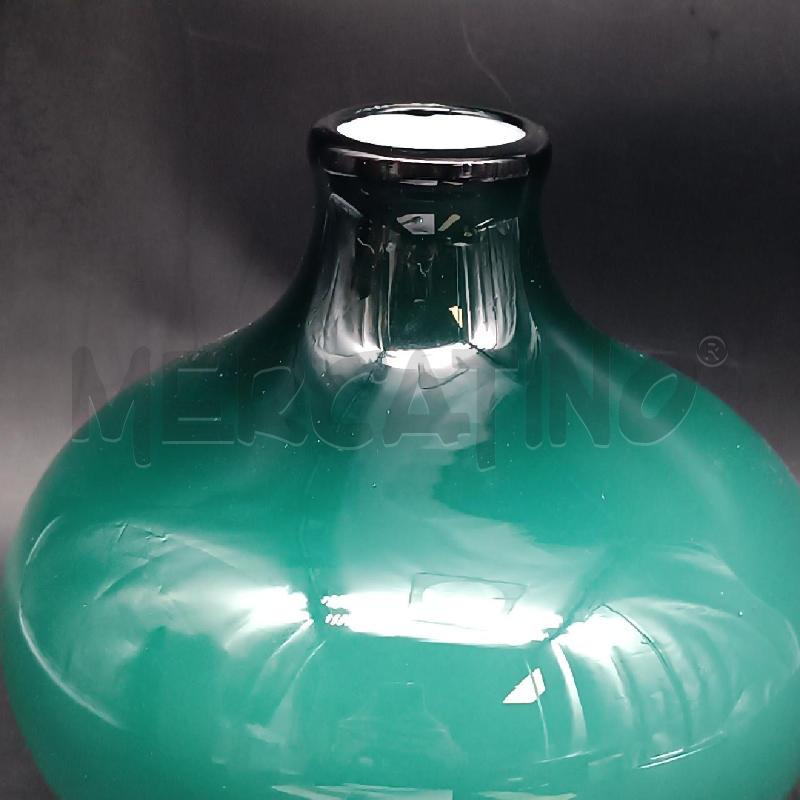 VASO MURANO VERDE INCAMICIATO | Mercatino dell'Usato Roma garbatella 2