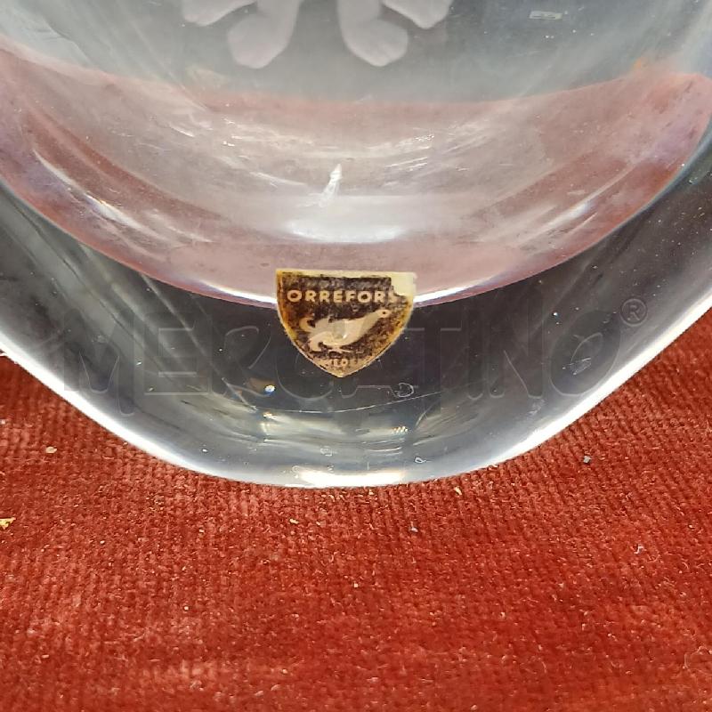 VASO ORREFORS CANE | Mercatino dell'Usato Roma garbatella 3