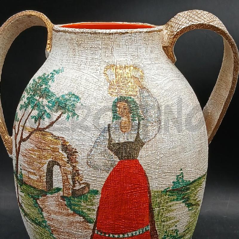 VASO SBORDONI DECORAZIONE A STOFFA C.CASTELLANA | Mercatino dell'Usato Roma garbatella 2