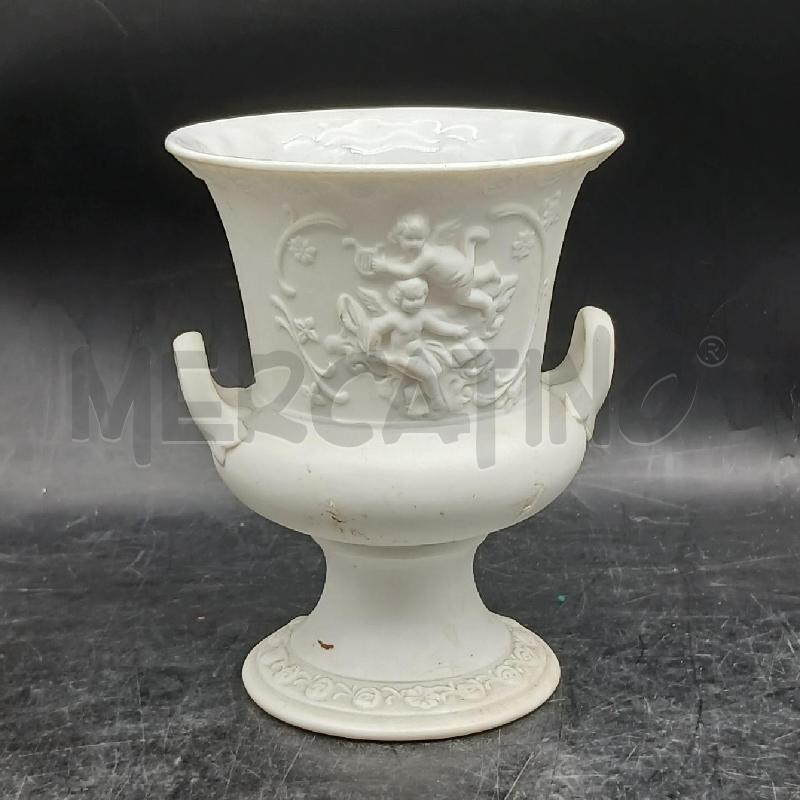 VASO TRIONFO PUTTI RILIEVO BISCUIT | Mercatino dell'Usato Roma garbatella 1