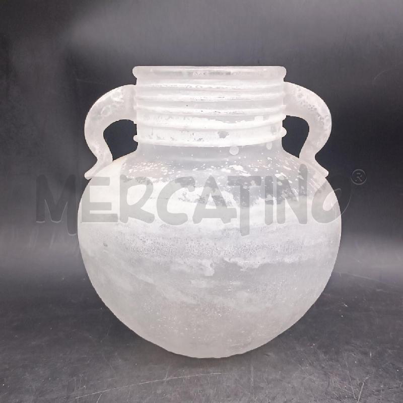 VASO VECCHIO VETRO BISAZZA T/SCAVO | Mercatino dell'Usato Roma garbatella 1