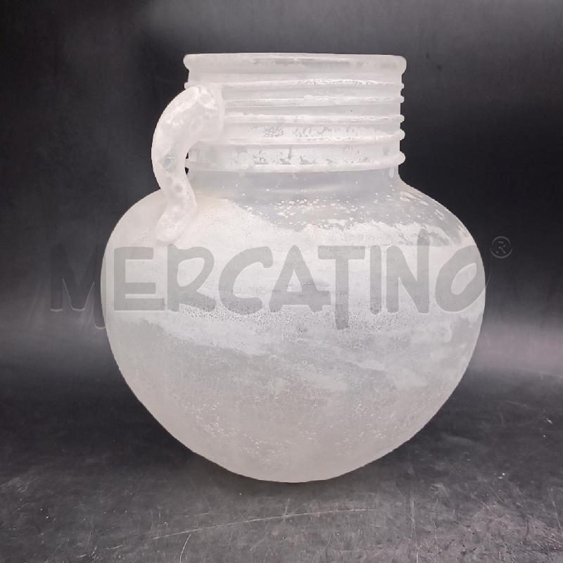 VASO VECCHIO VETRO BISAZZA T/SCAVO | Mercatino dell'Usato Roma garbatella 2