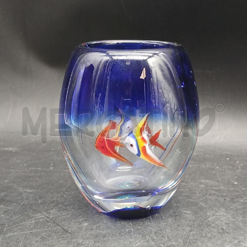 VASO VETRO ACQUARIO | Mercatino dell'Usato Roma garbatella 1
