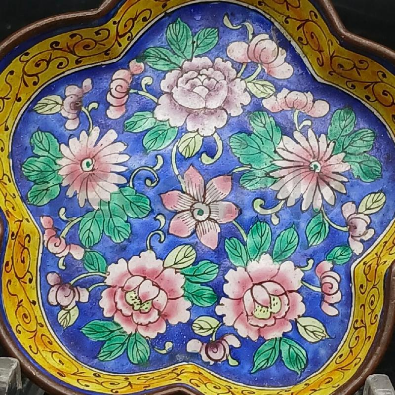 VASSOIETTO CLOISONNE | Mercatino dell'Usato Roma garbatella 2
