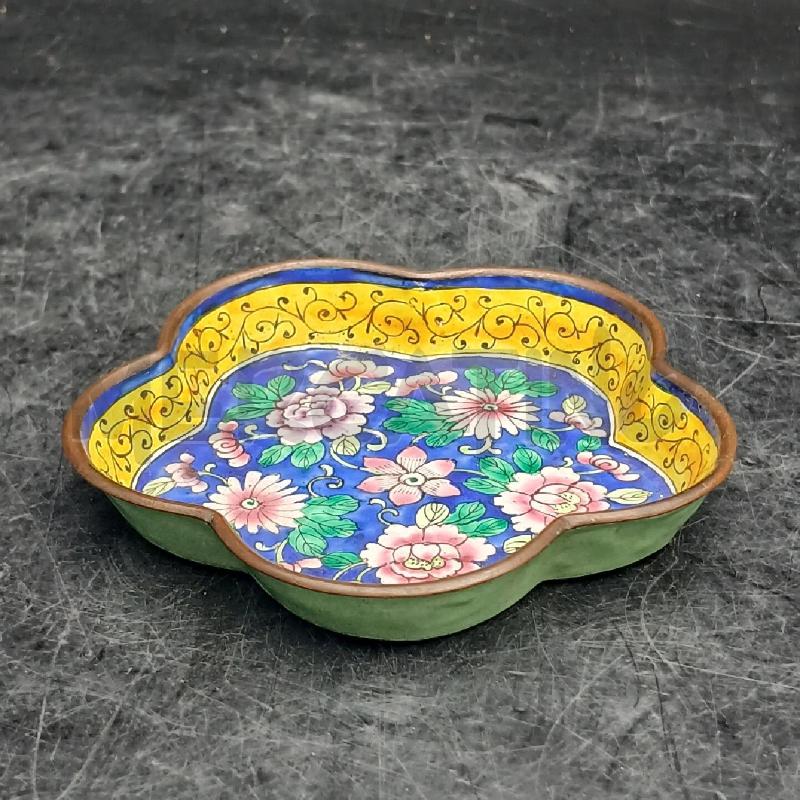 VASSOIETTO CLOISONNE | Mercatino dell'Usato Roma garbatella 3