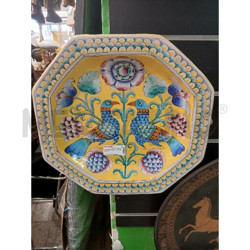 VASSOIO UCCELLI OTTAGONALE | Mercatino dell'Usato Roma garbatella 1