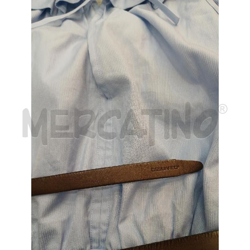 VESTITO DONNA DSQAURED CELESTE CINTURINA  | Mercatino dell'Usato Roma garbatella 2