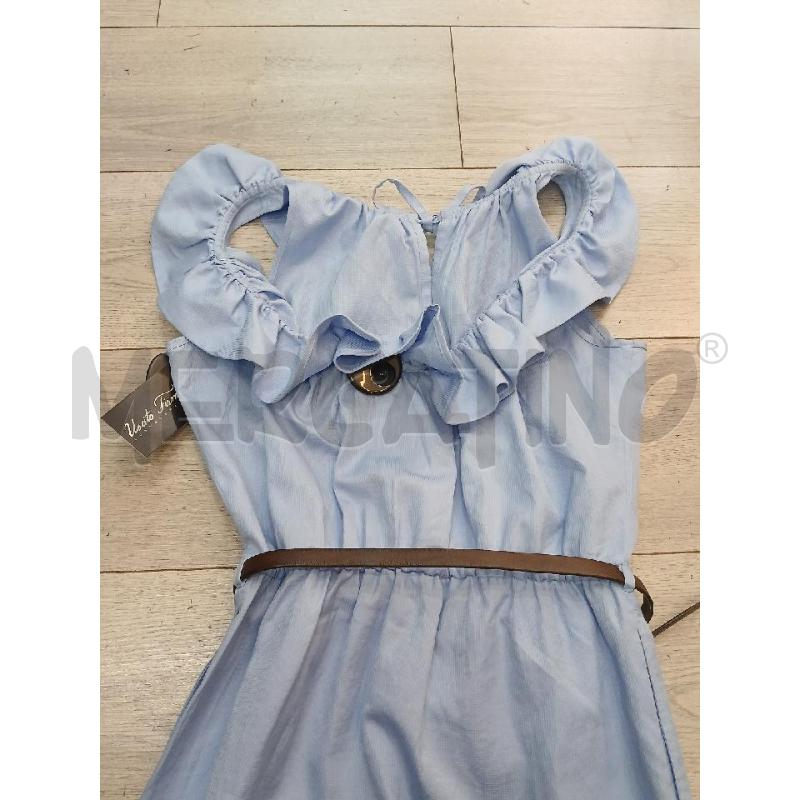 VESTITO DONNA DSQAURED CELESTE CINTURINA  | Mercatino dell'Usato Roma garbatella 3