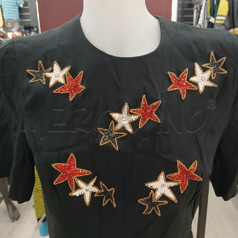 VESTITO DONNA ESCADA NERO STELLE PERLINE | Mercatino dell'Usato Roma garbatella 3