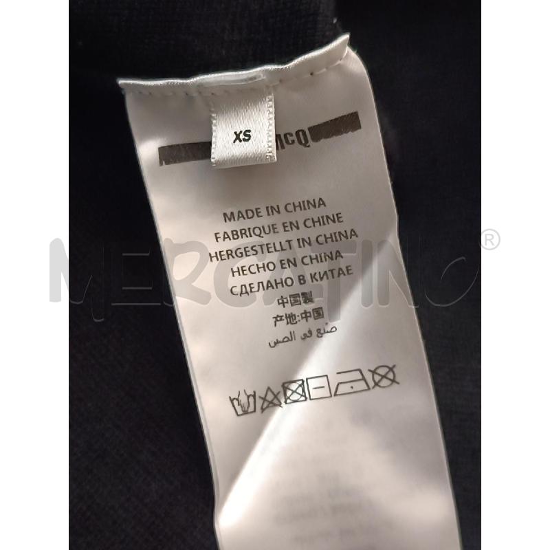 VESTITO DONNA MCQ NERO LANA | Mercatino dell'Usato Roma garbatella 4