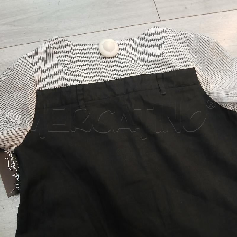 VESTITO DONNA OBLIQUE NERO E BIANCO | Mercatino dell'Usato Roma garbatella 3