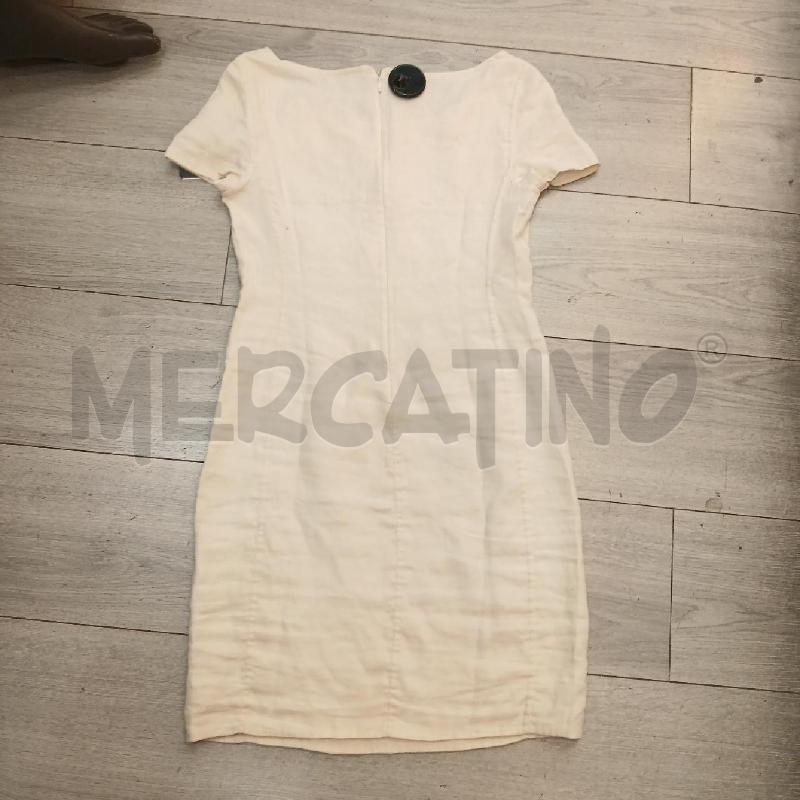 VESTITO DONNA PRADA LINO BEIGE | Mercatino dell'Usato Roma garbatella 3