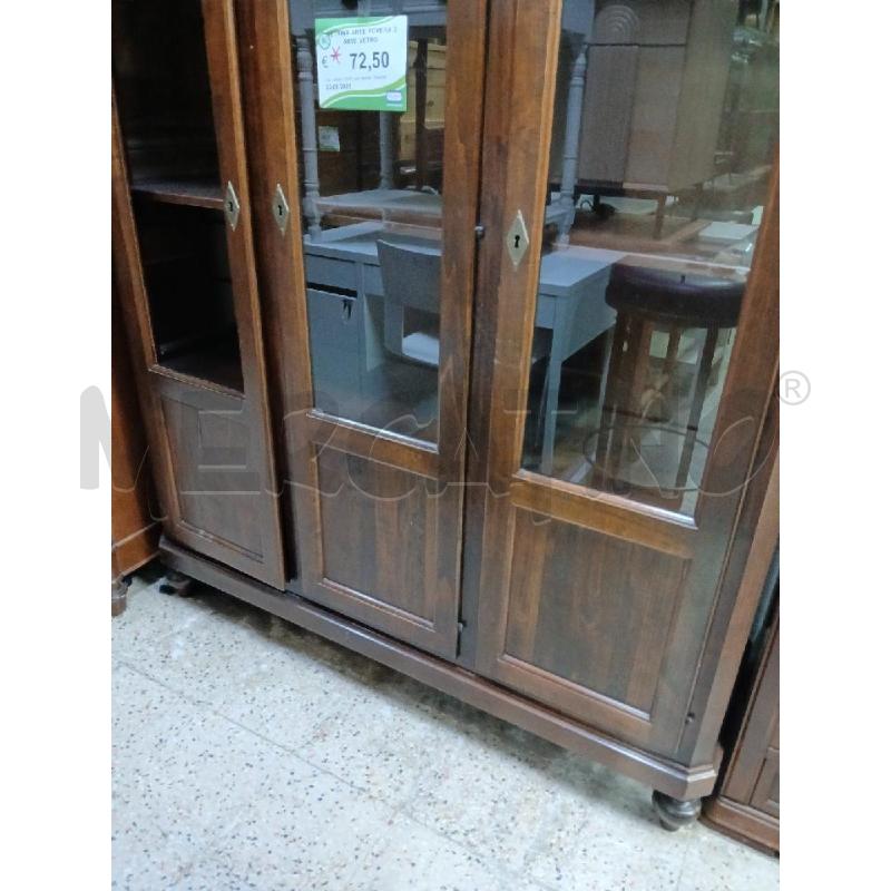 VETRINA ARTE POVERA 3 ANTE VETRO  | Mercatino dell'Usato Roma garbatella 4