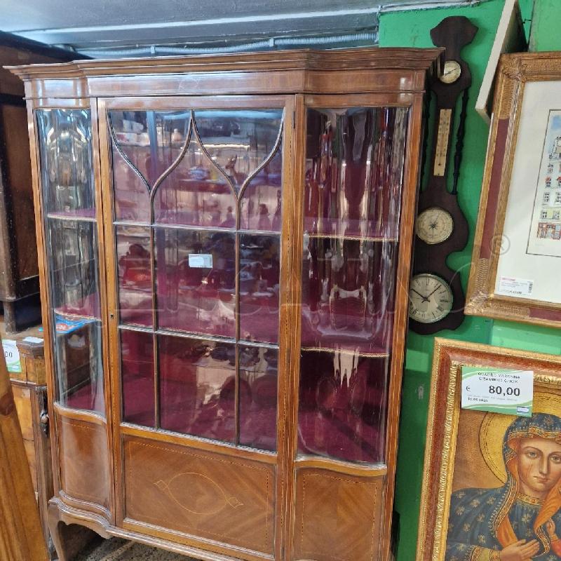 VETRINA FILO INTARSIO 1 ANTA VETRO  | Mercatino dell'Usato Roma garbatella 1