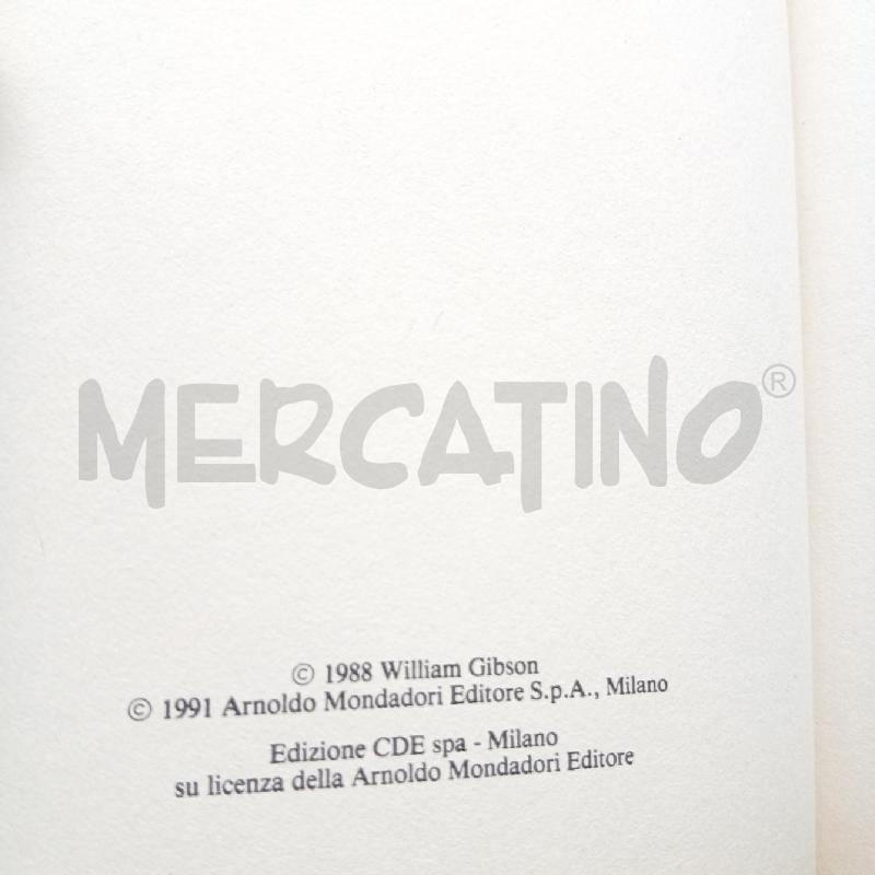 W. GIBSON MONNALISA CYBERPUNK 1991 | Mercatino dell'Usato Roma garbatella 4