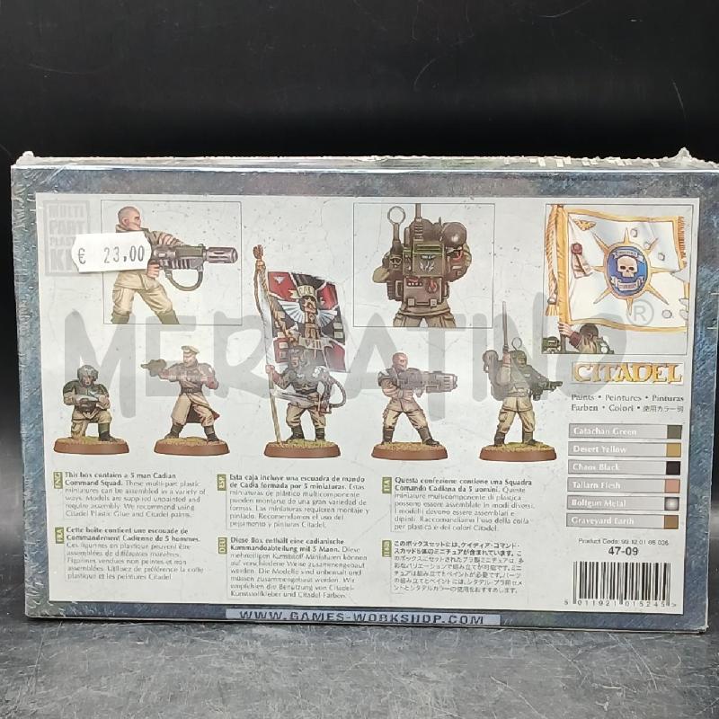 WARHAMMER 40K CADIAN COMMAND SQUAD SEALED | Mercatino dell'Usato Roma garbatella 2
