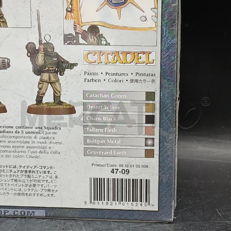 WARHAMMER 40K CADIAN COMMAND SQUAD SEALED | Mercatino dell'Usato Roma garbatella 3