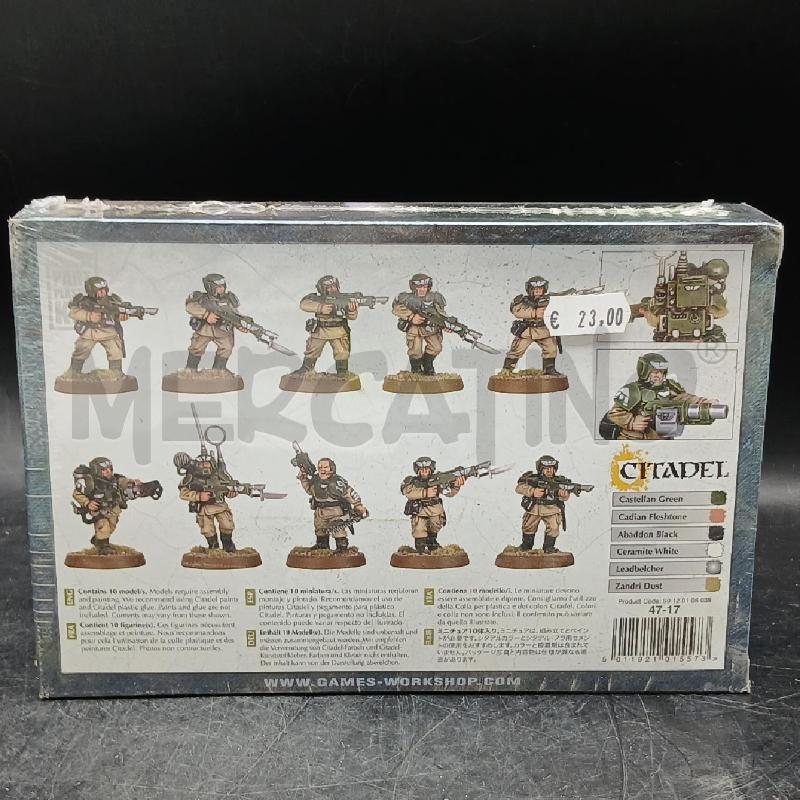 WARHAMMER 40K CADIAN SHOCK TROOPS SEALED | Mercatino dell'Usato Roma garbatella 2