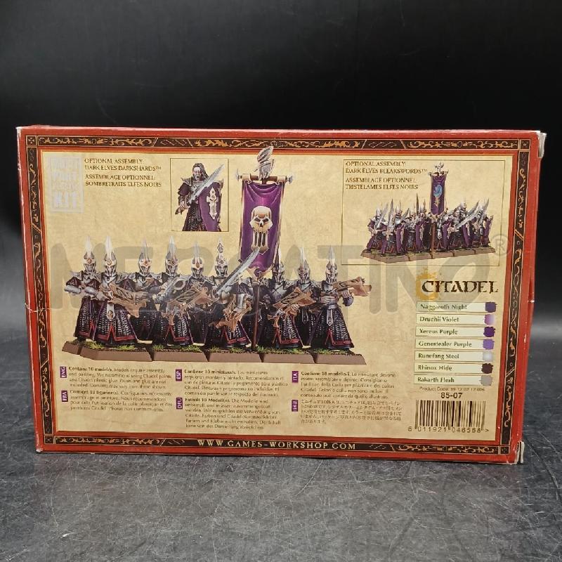 WARHAMMER FANTASY DARK ELVES DREADSPEARS MANCA UNO | Mercatino dell'Usato Roma garbatella 2