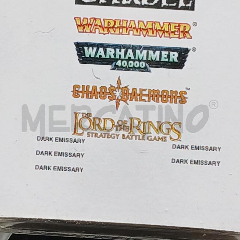 WARHAMMER FANTASY DARK EMISSARY SEALED | Mercatino dell'Usato Roma garbatella 2