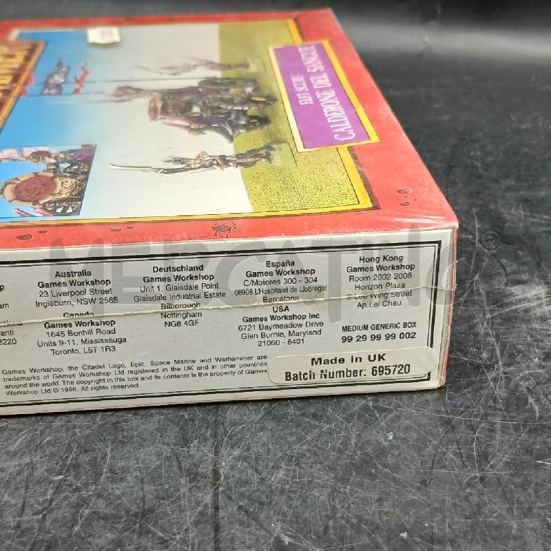 WARHAMMER FANTASY ELFI SCURI CALDERONE DEL SANGUE SEALED 1997 | Mercatino dell'Usato Roma garbatella 4