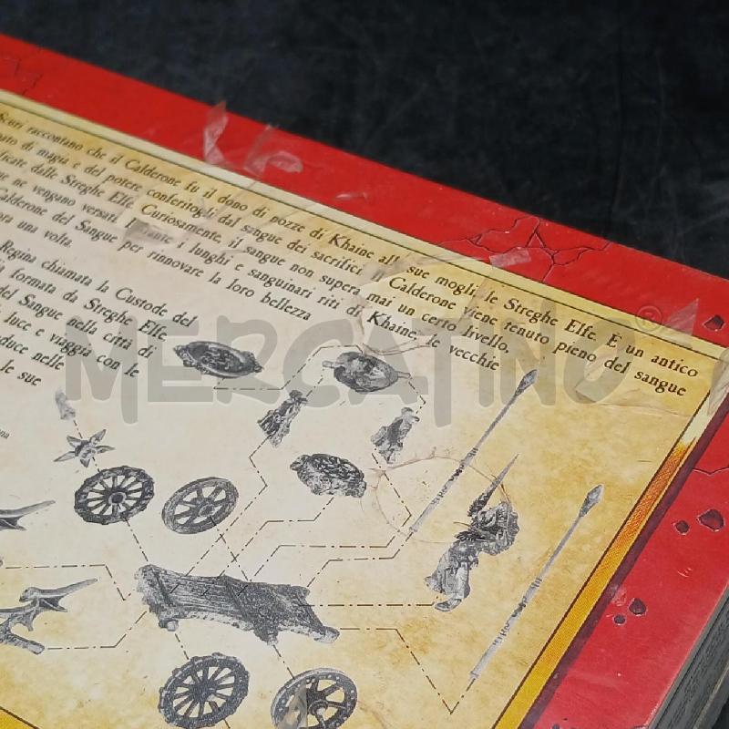 WARHAMMER FANTASY ELFI SCURI CALDERONE DEL SANGUE SEALED 1997 | Mercatino dell'Usato Roma garbatella 5