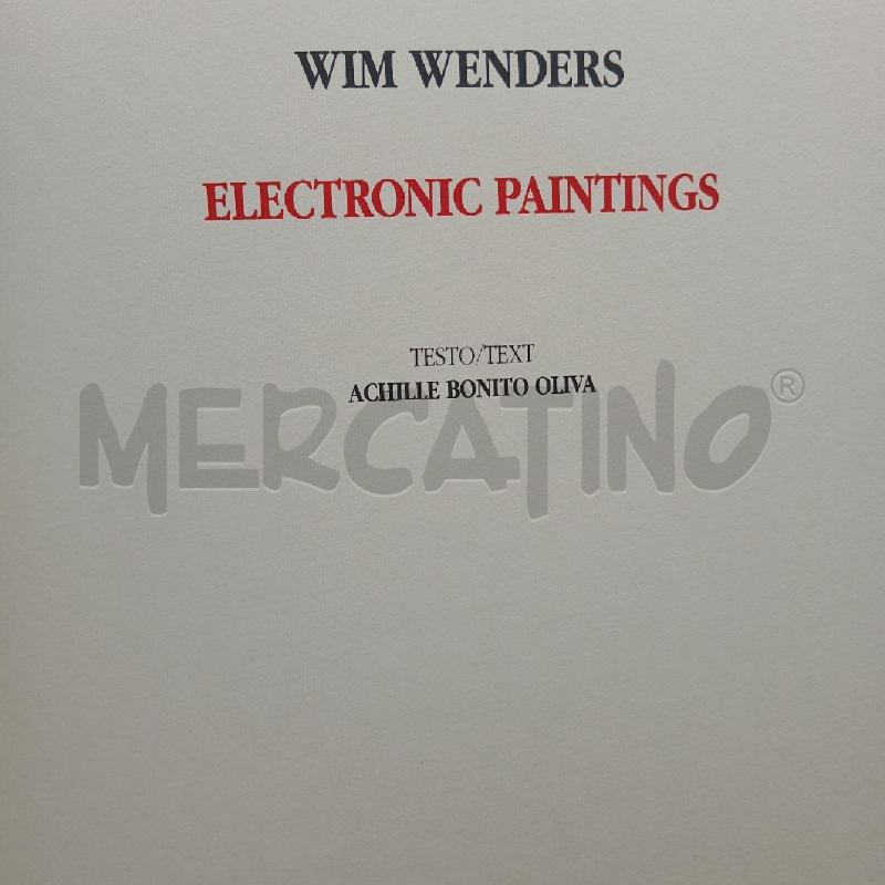 WENDERS ELECTRONIC PAINTINGS  | Mercatino dell'Usato Roma garbatella 3