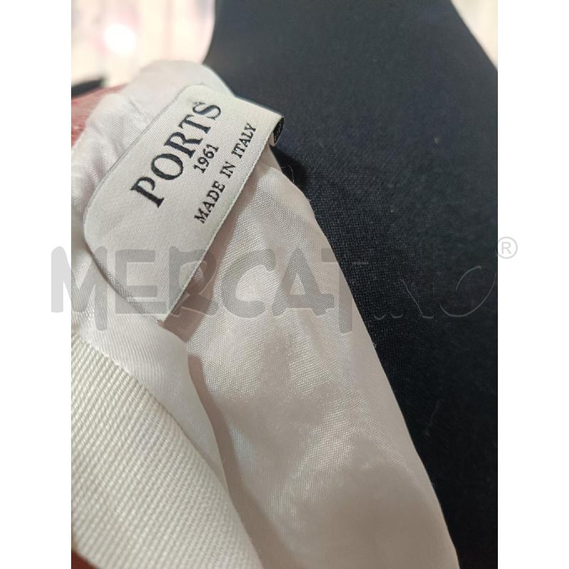 ABITO PORTS 1961 STAMPA FLOREALE DI PAPAVERI IN TONI ROSA MAGENTA SCURO | Mercatino dell'Usato Roma gregorio vii 4