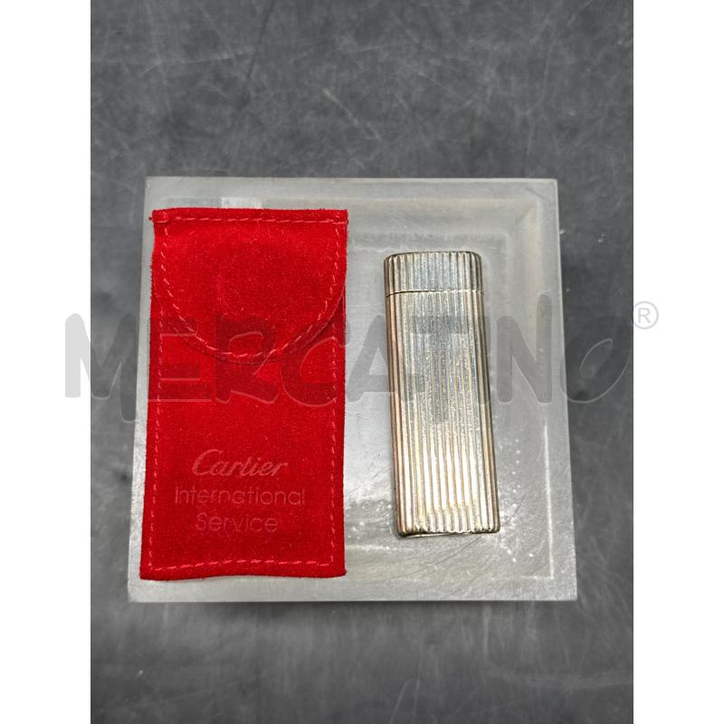 ACCENDINO CARTIER ARG RIGHE  | Mercatino dell'Usato Roma gregorio vii 1