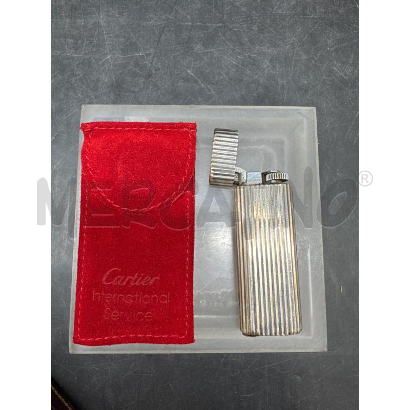 ACCENDINO CARTIER ARG RIGHE  | Mercatino dell'Usato Roma gregorio vii 3