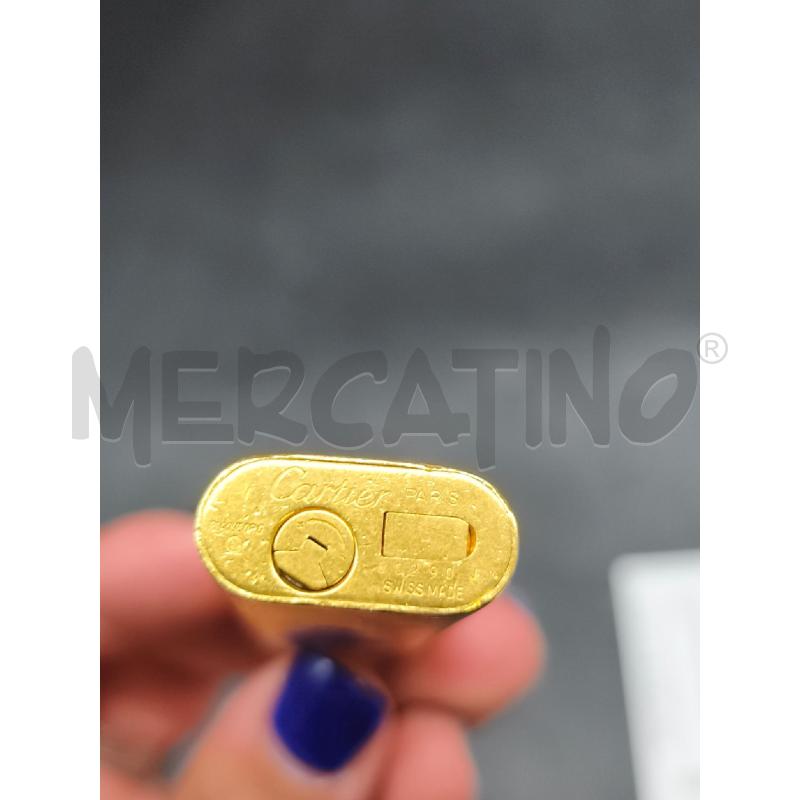 ACCENDINO CARTIER DORATO | Mercatino dell'Usato Roma gregorio vii 2