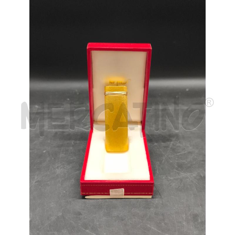 ACCENDINO CARTIER DORATO SCATOLA | Mercatino dell'Usato Roma gregorio vii 1