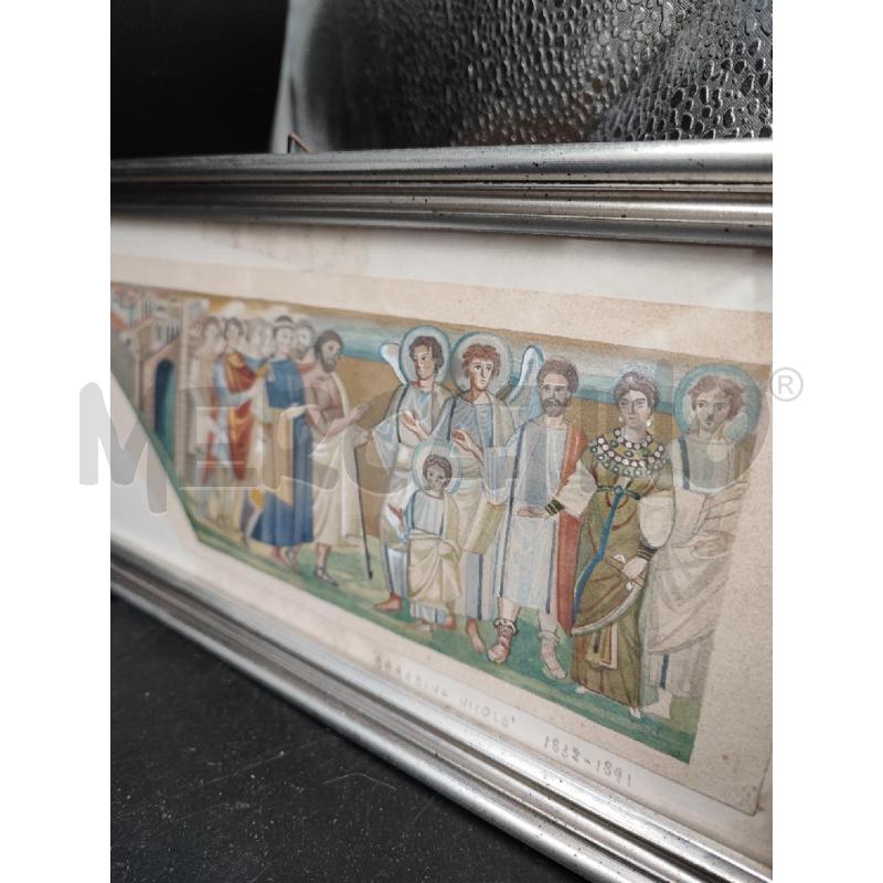 ACQUARELLO TRITTICO BARABINO NICOLO RELIGIO | Mercatino dell'Usato Roma gregorio vii 4