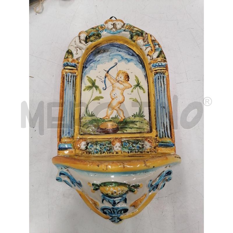 ACQUASANTIERA GRANDE PUTTO ARCIERE  | Mercatino dell'Usato Roma gregorio vii 1