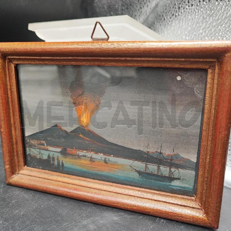 ACQUERELLI COPPIA ERUZIONE VULCANO PICCOLI | Mercatino dell'Usato Roma gregorio vii 2