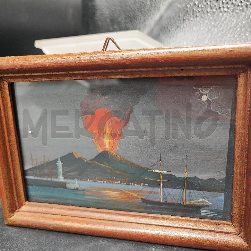 ACQUERELLI COPPIA ERUZIONE VULCANO PICCOLI | Mercatino dell'Usato Roma gregorio vii 3