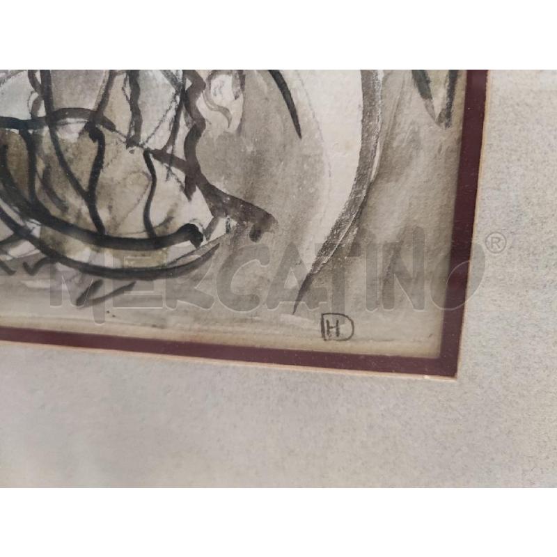 ACQUERELLO FIGURE DONNE C DOR  | Mercatino dell'Usato Roma gregorio vii 4