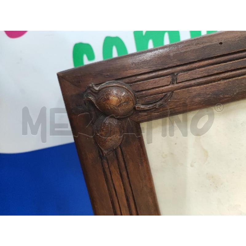 ACQUERELLO RETT PAESAGGIO C LEGNO  | Mercatino dell'Usato Roma gregorio vii 4