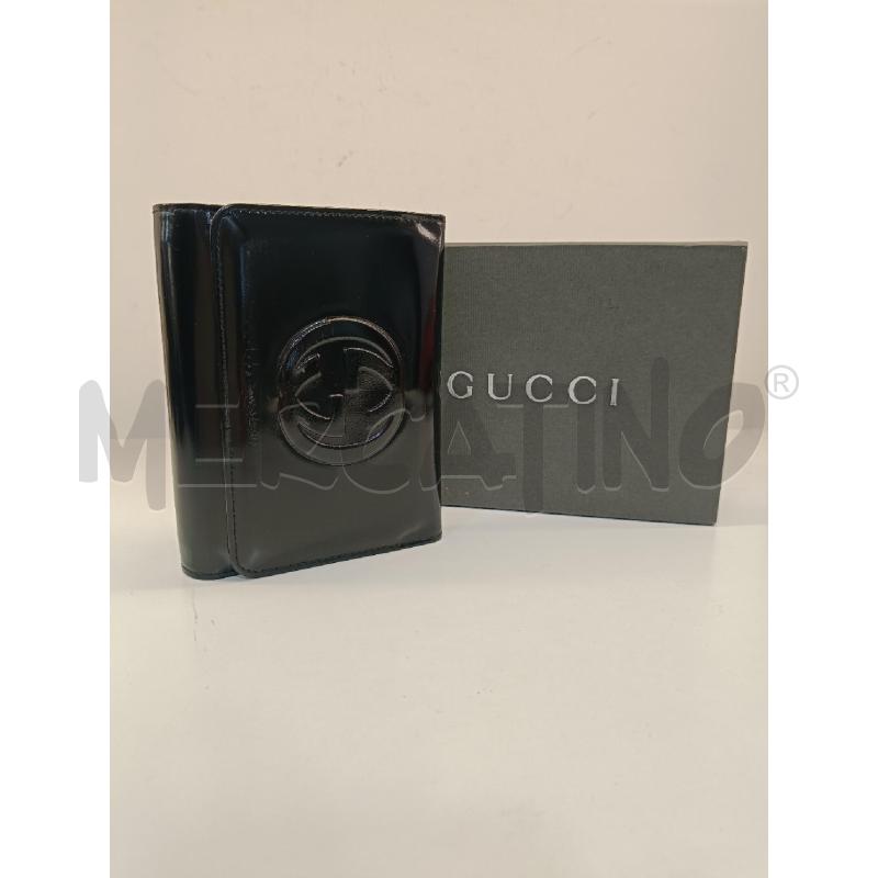 AGENDA GUCCI NERA COD. 031 661 0393 5 VERNICE | Mercatino dell'Usato Roma gregorio vii 1