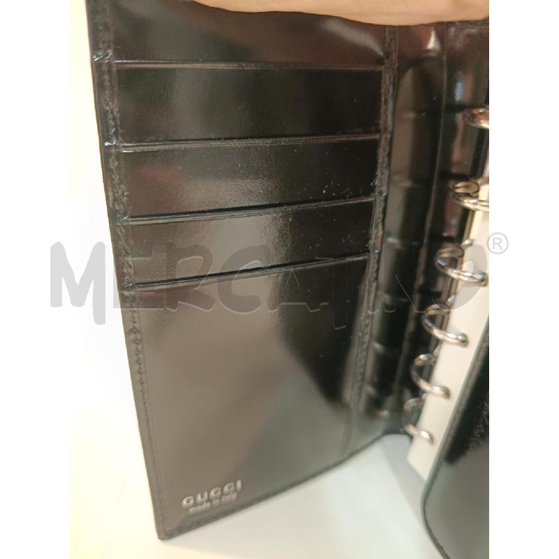AGENDA GUCCI NERA COD. 031 661 0393 5 VERNICE | Mercatino dell'Usato Roma gregorio vii 3