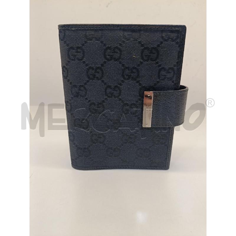 AGENDA GUCCI NERA MONOGRAM COD.115240 0416 | Mercatino dell'Usato Roma gregorio vii 1